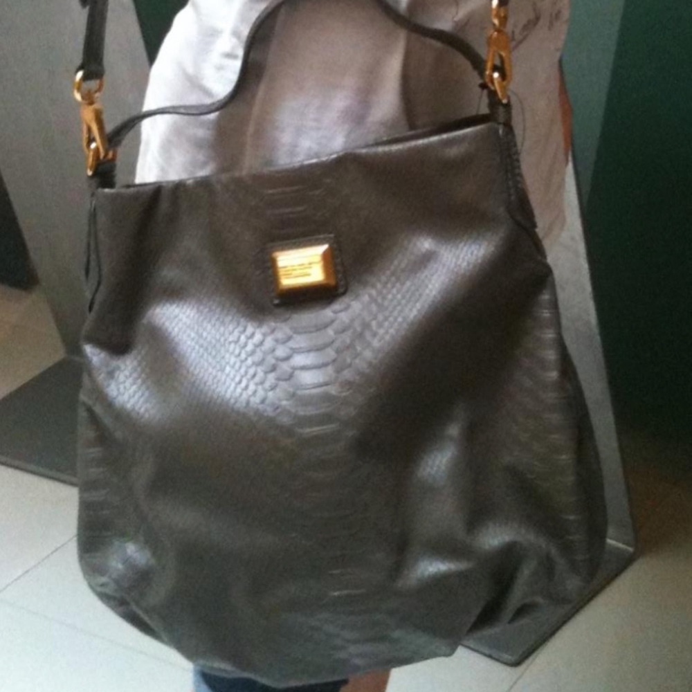 MARC BY MARC JACOBS embossed hobo handbag